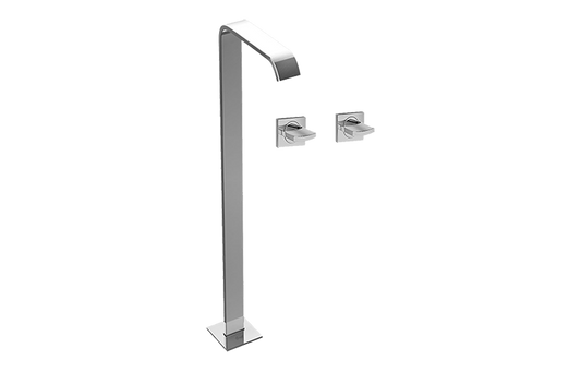 Graff Targa G-3615-C14U - Floor-Mounted Vessel Filler with Deck-Mounted Handles (Rough and Trim)