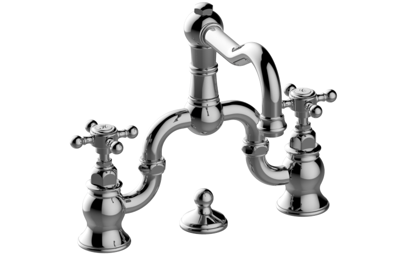 Graff Adley G-3800-C2 Widespread Bridge Lavatory Faucet Main image