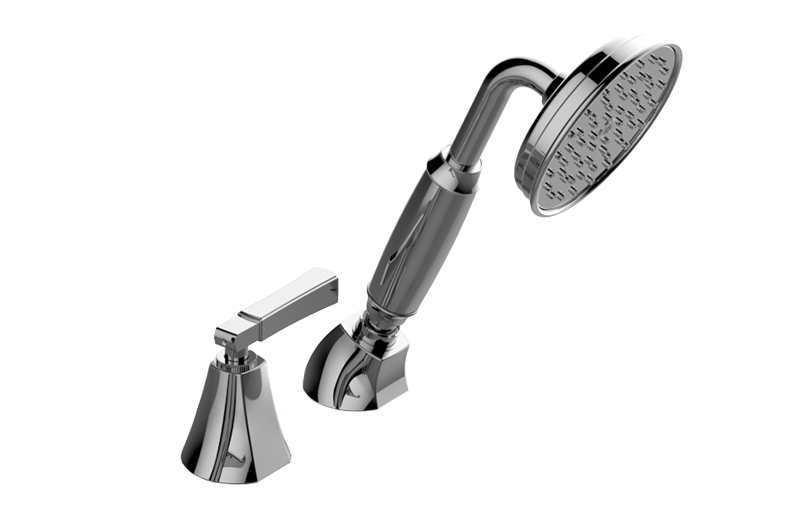 Graff Finezza DUE - G-6856-LM47B-T Deck-Mounted Handshower & Diverter Set w/Lever Handle (Trim)