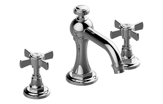 Graff Camden G-6910-C16B Widespread Lavatory Faucet W/Cross Handle