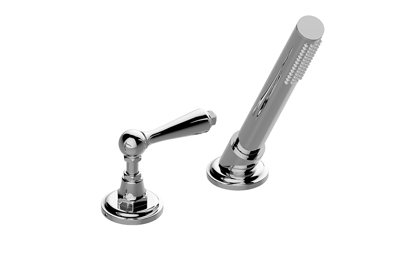Graff Camden - G-6955-LM48B-T Deck-Mounted Handshower & Diverter Set w/Lever Handle (Trim) Main image