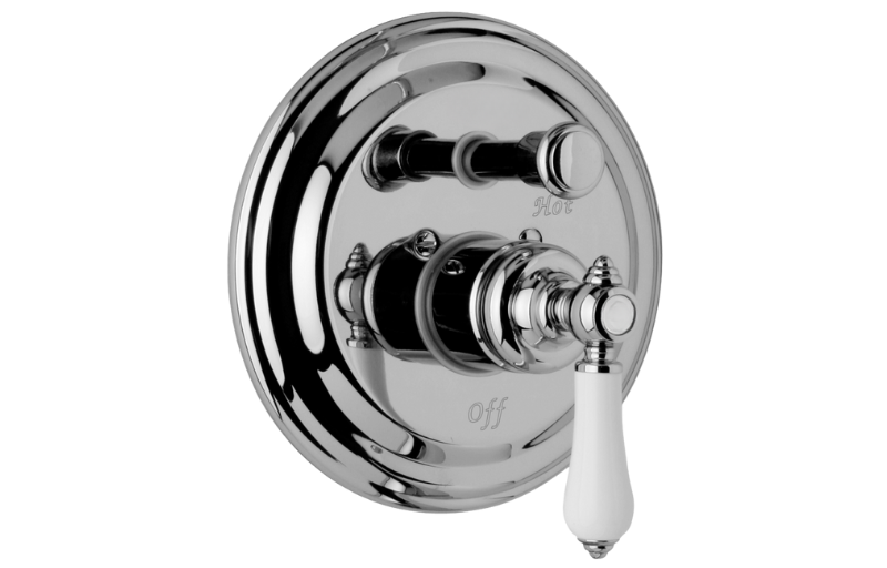 GRAFF Adley G-7065-LC1S-T Pressure Balancing Valve Trim with Handle and Diverter (Trim)