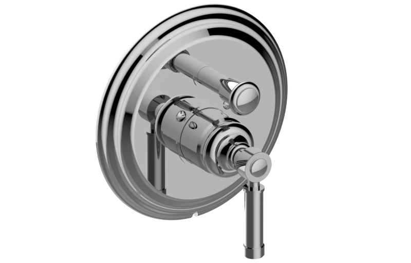 GRAFF Bali G-7065-LM21B-T Pressure Balancing Valve Trim with Handle and Diverter (Trim)