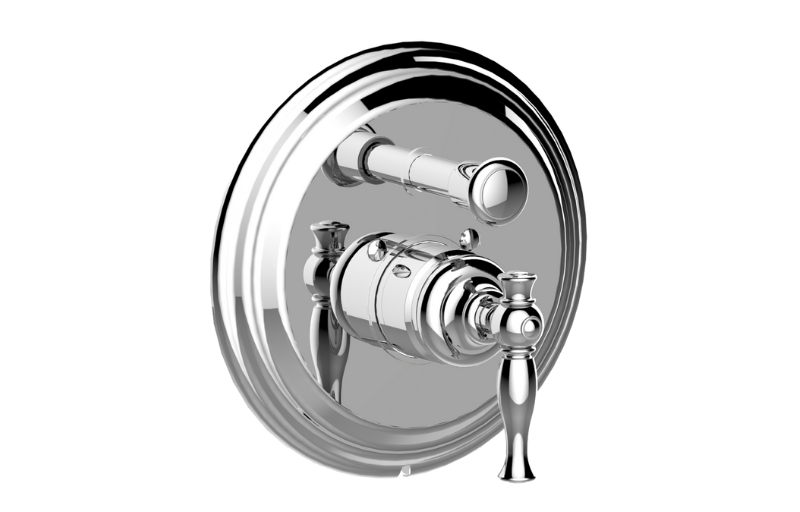 GRAFF Lauren G-7065-LM22S-T Pressure Balancing Valve Trim with Handle and Diverter (Trim)