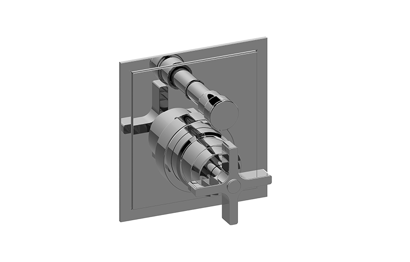 GRAFF Finezza UNO/Finezza DUE G-7085-C15S-T Pressure Balancing Valve Trim with Handle and Diverter (Trim)