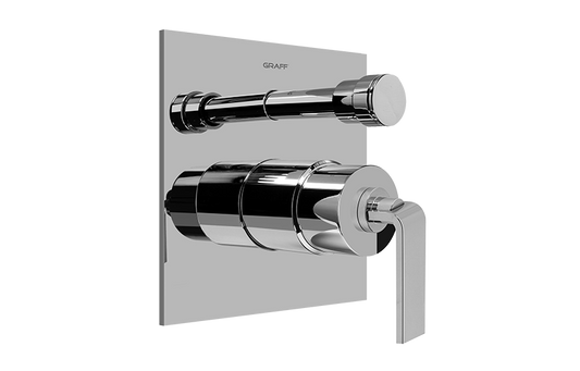 GRAFF Immersion G-7090-LM40S-T Pressure Balancing Valve Trim with Handle and Diverter (Trim)