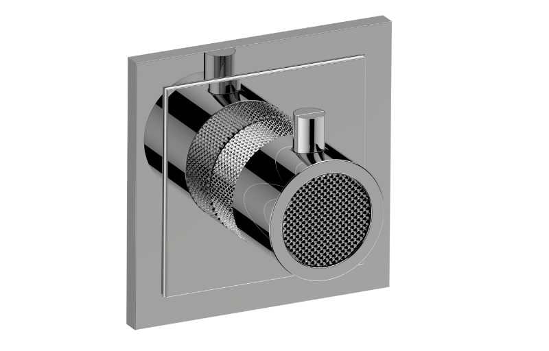 GRAFF M-Series G-8028S-RK1-T Transitional M-Series 2-Way Shared Diverter Valve Trim with Handle