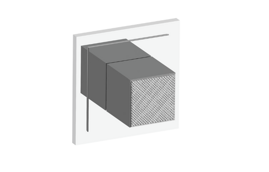 GRAFF M-Series G-8029S-SK1-T Transitional M-Series 3-Way Shared Diverter Valve Trim with Handle