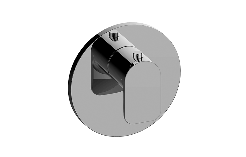 GRAFF Sento G-8037-LM42E-T Round M-Series Thermostatic Valve Trim Plate with Handle
