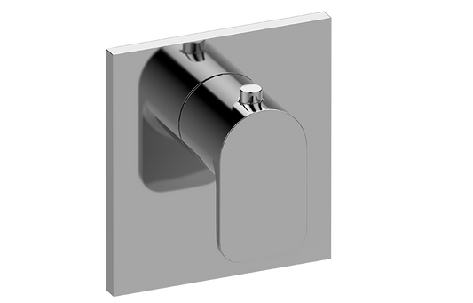 GRAFF Sento G-8043-LM42E-T Square M-Series Thermostatic Valve Trim Plate with Handle