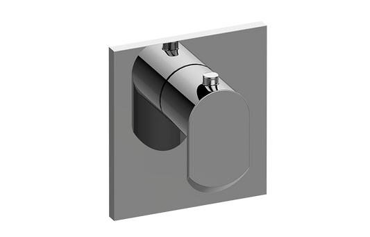 GRAFF Phase G-8043-LM45E-T Square M-Series Thermostatic Valve Trim Plate with Handle