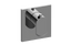 GRAFF Phase G-8043-LM45E-T Square M-Series Thermostatic Valve Trim Plate with Handle