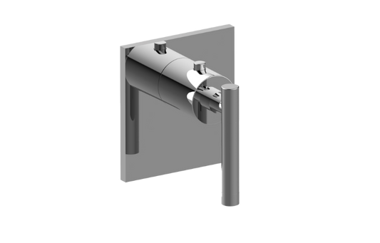 GRAFF M.E./Terra G-8043-LM62E-T Square M-Series Thermostatic Valve Trim Plate with Handle