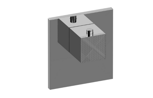 GRAFF Incanto G-8043-SK-T Square M-Series Thermostatic Valve Trim Plate with Handle