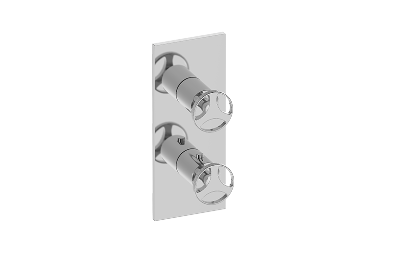 GRAFF Harley G-8048-C19E0-T Square M-Series Valve Trim with Two Handles