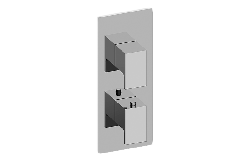GRAFF Solar G-8048-LM31E0-T Square M-Series Valve Trim with Two Handles