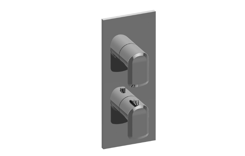 GRAFF Sento G-8048-LM61E0-T Square M-Series Valve Trim with Two Handles