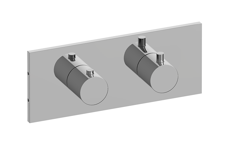 GRAFF M.E. G-8048H-RH0-T Square M-Series Valve Trim with Two Handles (Horizontal Orientation)