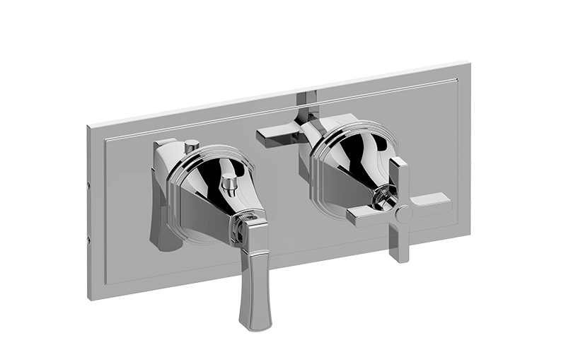 GRAFF Finezza UNO G-8049H-1L1C-T M-Series Valve Trim with Two Handles (Horizontal Orientation)