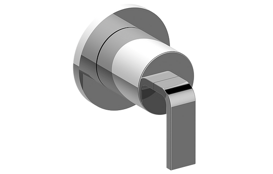GRAFF Immersion G-8068-LM40E1-T Round M-Series 2-Way Diverter Valve Trim with Handle