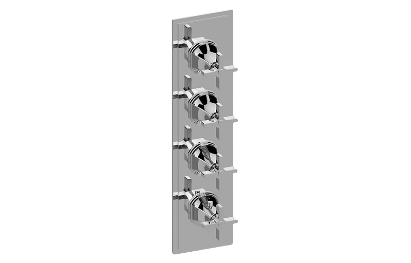 GRAFF Finezza UNO G-8079-C15E0-T M-Series Valve Trim with Four Handles