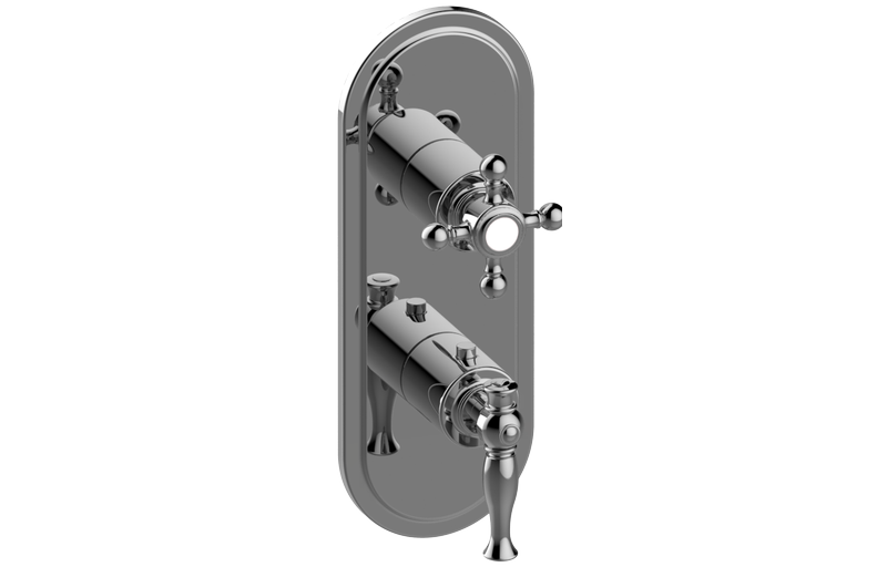 GRAFF Lauren G-8086-LM22C2-T Traditional M-Series Valve Trim with Two Handles