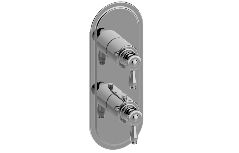 GRAFF Topaz G-8086-LM63E0-T Traditional M-Series Valve Trim with Two Handles
