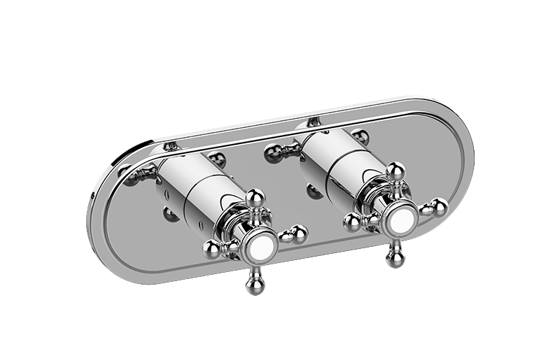 GRAFF Adley G-8086H-C2E0-T Traditional M-Series Valve Trim with Two Handles (Horizontal Orientation) Main image