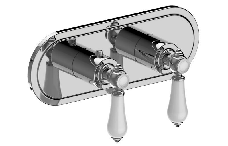 GRAFF Adley G-8086H-LC1E0-T Traditional M-Series Valve Trim with Two Handles (Horizontal Orientation) Main image