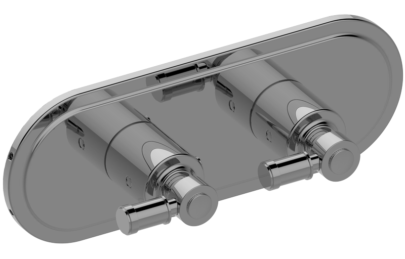 GRAFF Bali G-8086H-LM21E0-T Traditional M-Series Valve Trim with Two Handles (Horizontal Orientation)