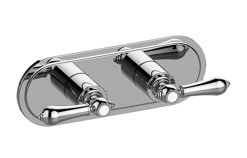 GRAFF Adley G-8086H-LM34E0-T Traditional M-Series Valve Trim with Two Handles (Horizontal Orientation) Main image