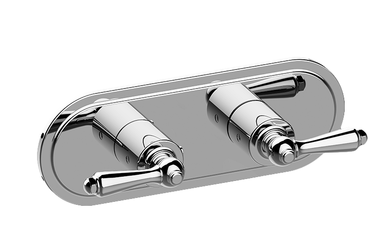 GRAFF Camden G-8086H-LM48E0-T Traditional M-Series Valve Trim with Two Handles (Horizontal Orientation)