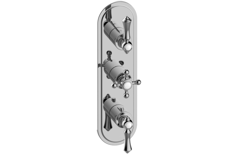 GRAFF Adley G-8087-ALM15C2-T Traditional M-Series Valve Trim with Three Handles