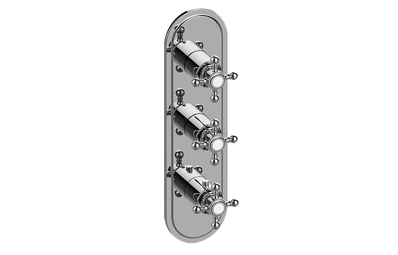 GRAFF Adley G-8087-C2E0-T Traditional M-Series Valve Trim with Three Handles Main image