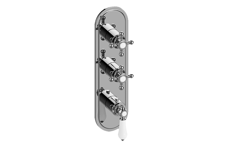GRAFF Adley G-8087-LC1C2-T Traditional M-Series Valve Trim with Three Handles