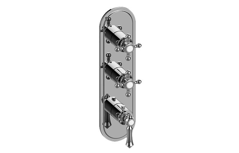 GRAFF Adley G-8087-LM15C2-T Traditional M-Series Valve Trim with Three Handles Main image