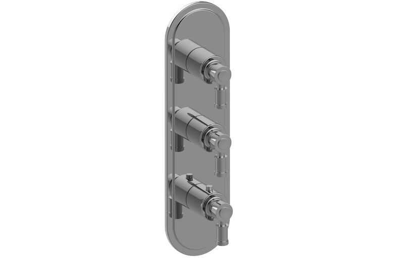 GRAFF Bali G-8087-LM21E0-T Traditional M-Series Valve Trim with Three Handles Main image
