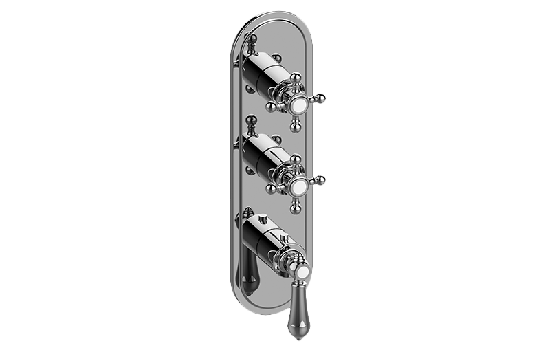 GRAFF Adley G-8087-LM34C2-T Traditional M-Series Valve Trim with Three Handles Main image