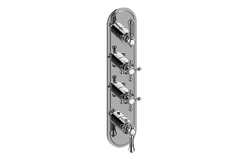 GRAFF Adley G-8088-ALM15C2-T Traditional M-Series Valve Trim with Four Handles