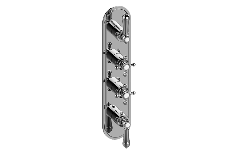 GRAFF Adley G-8088-ALM34C2-T Traditional M-Series Valve Trim with Four Handles Main image