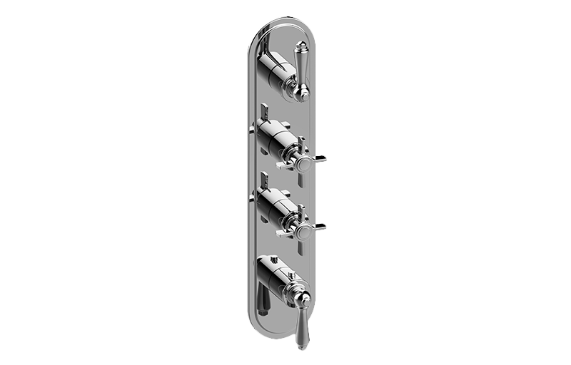 GRAFF Camden G-8088-ALM48C16-T Traditional M-Series Valve Trim with Four Handles Main image
