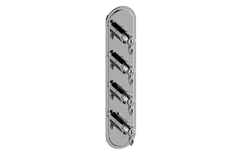 GRAFF Topaz G-8088-LM14E0-T Traditional M-Series Valve Trim with Four Handles