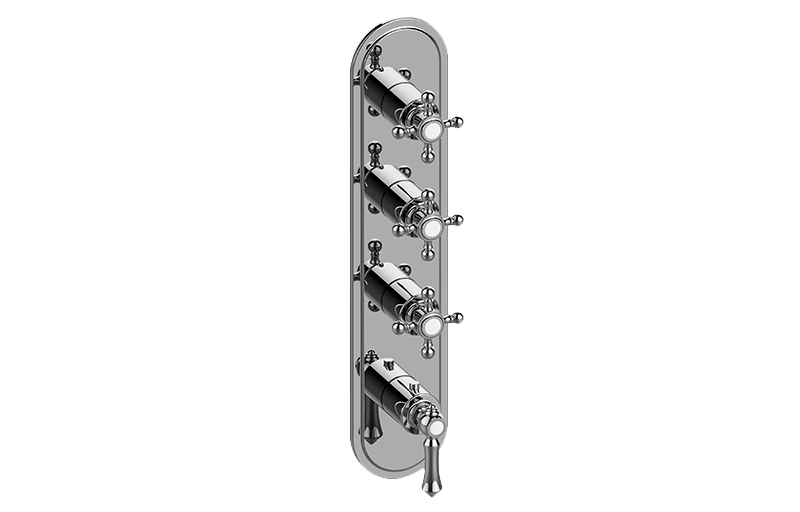 GRAFF Adley G-8088-LM15C2-T Traditional M-Series Valve Trim with Four Handles Main image