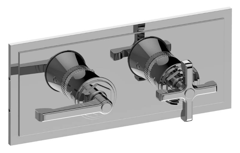 GRAFF Vignola G-8149HH-LM60C20-T Finezza DUE, Vignola M-Series Valve Trim with Two Handles (Horizontal Orientation)