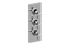 GRAFF Finezza DUE G-8178-C15E0-T Finezza DUE, Vignola M-Series Valve Trim with Three Handles