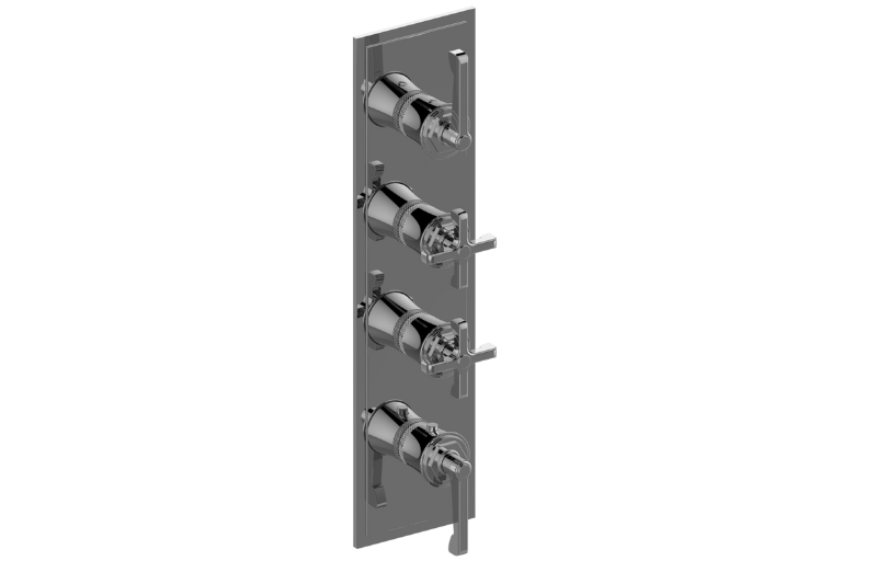 GRAFF Vignola G-8179-ALM60C20-T Finezza DUE, Vignola M-Series Valve Trim with Four Handles