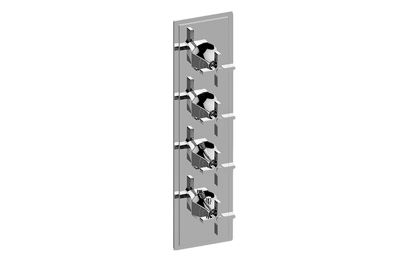 GRAFF Finezza DUE G-8179-C15E0-T Finezza DUE, Vignola M-Series Valve Trim with Four Handles