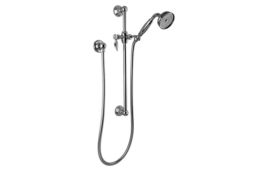GRAFF Topaz G-8600-LM14S Traditional Handshower w/Wall-Mounted Slide Bar