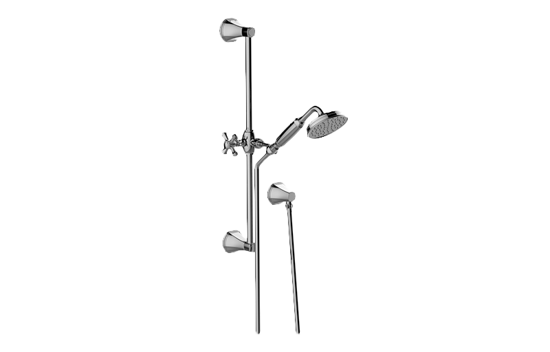GRAFF Finezza UNO G-8650 Transitional Handshower with Wall-Mounted Slide Bar