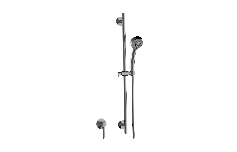 GRAFF Various G-8680 Contemporary Handshower w/Wall-Mounted Slide Bar